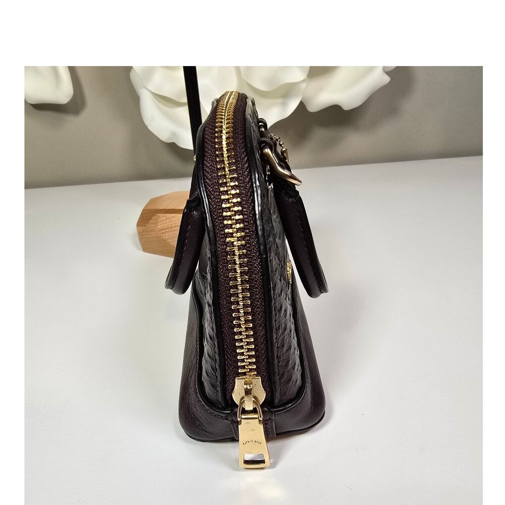 COACH Micro Mini Sierra Satchel Oxblood - Picture 4 of 8